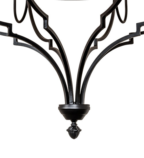Meyda Tiffany 220739 Eight Light Chandelier, Textured Black