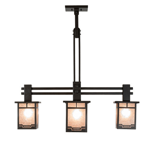 Meyda Tiffany 222753 Five Light Chandelier, Timeless Bronze Over A/C