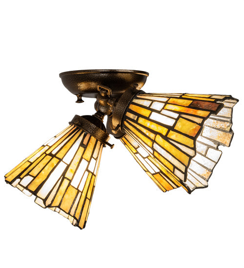 Meyda Tiffany 223048 Three Light Flushmount