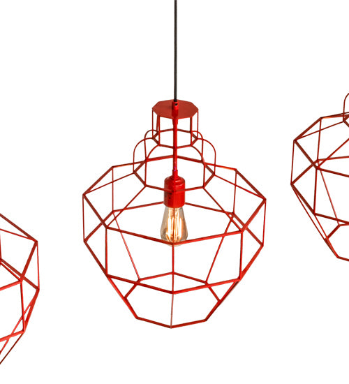 Meyda Tiffany 223345 One Light Pendant, Red Ruby