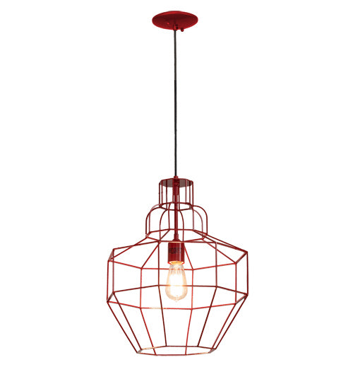 Meyda Tiffany 223345 One Light Pendant, Red Ruby