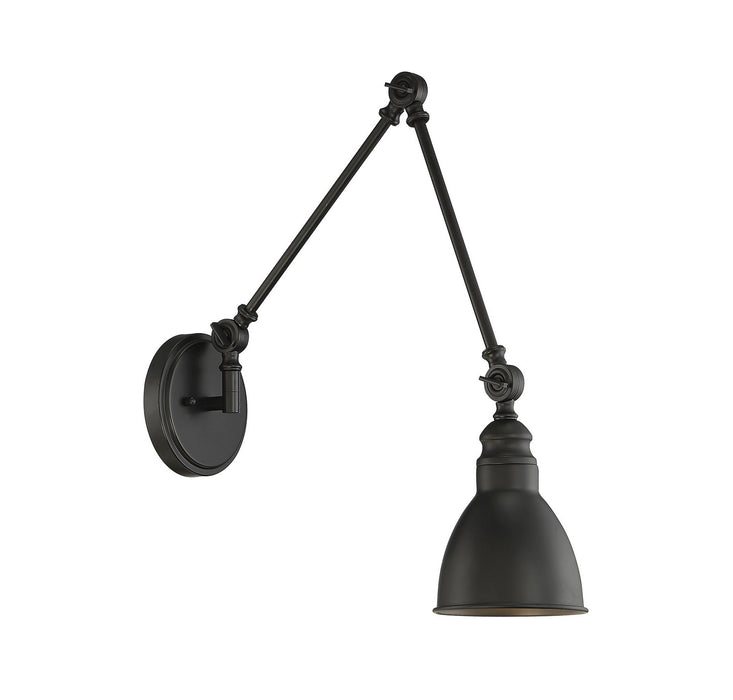 Savoy House 9-960-1-89 One Light Wall Sconce, Matte Black