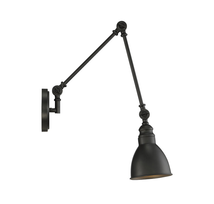 Savoy House 9-960-1-89 One Light Wall Sconce, Matte Black