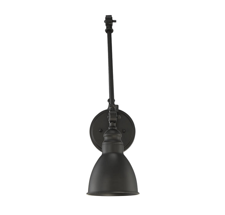 Savoy House 9-960-1-89 One Light Wall Sconce, Matte Black