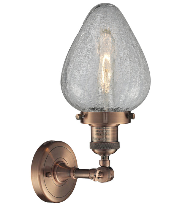 Innovations 203-AC-G165-LED LED Wall Sconce, Antique Copper
