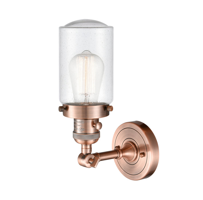Innovations 203SW-AC-G314 One Light Wall Sconce, Antique Copper