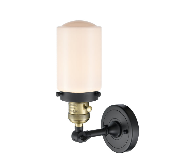 Innovations 203SW-BAB-G311 One Light Wall Sconce, Black Antique Brass
