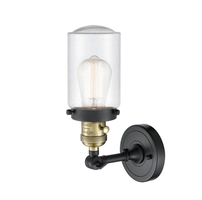 Innovations 203SW-BAB-G314 One Light Wall Sconce, Black Antique Brass