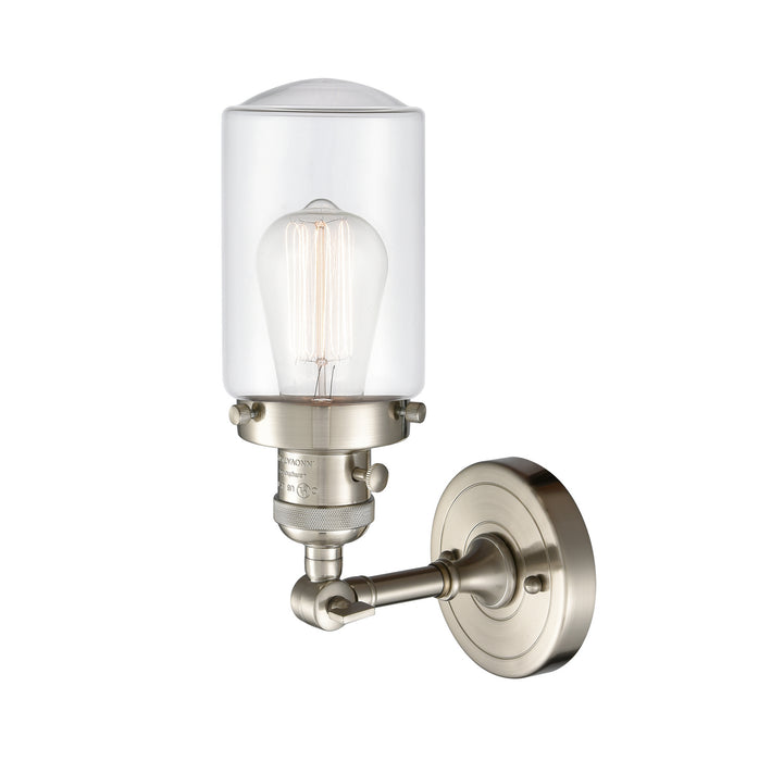 Innovations 203SW-SN-G312 One Light Wall Sconce, Brushed Satin Nickel