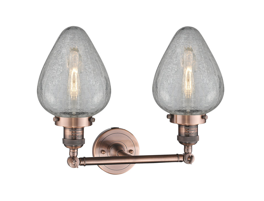 Innovations 208-AC-G165-LED LED Bath Vanity, Antique Copper