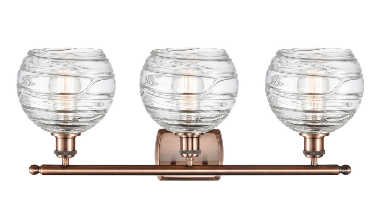 Innovations 516-3W-AC-G1213-8-LED LED Bath Vanity, Antique Copper