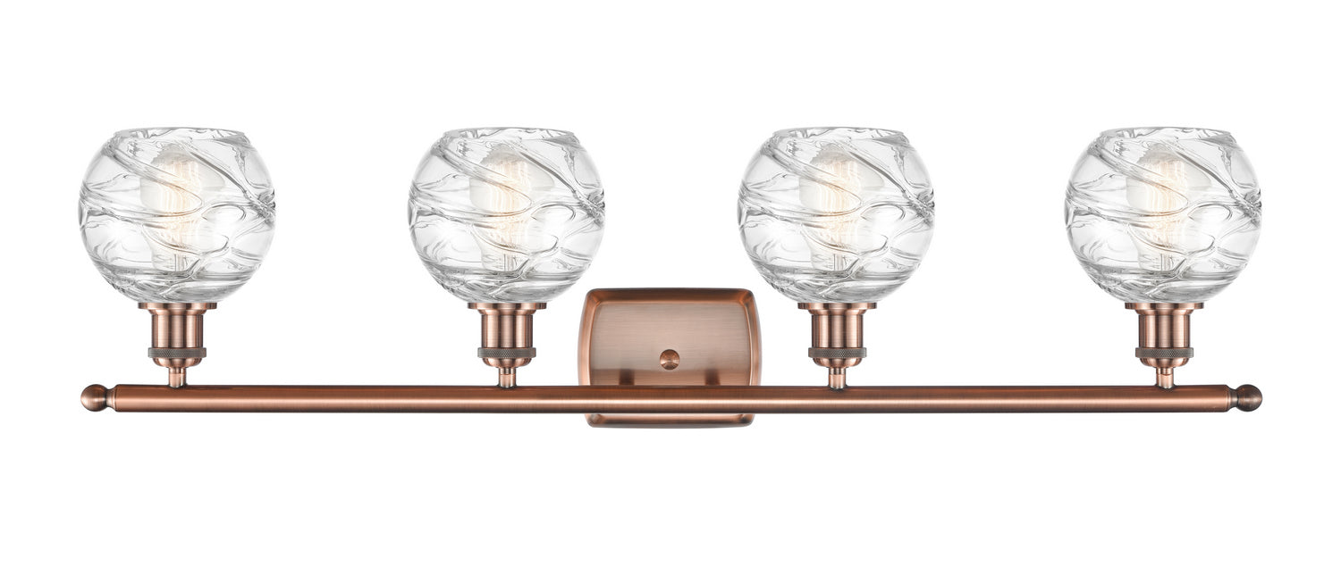 Innovations 516-4W-AC-G1213-6-LED LED Bath Vanity, Antique Copper