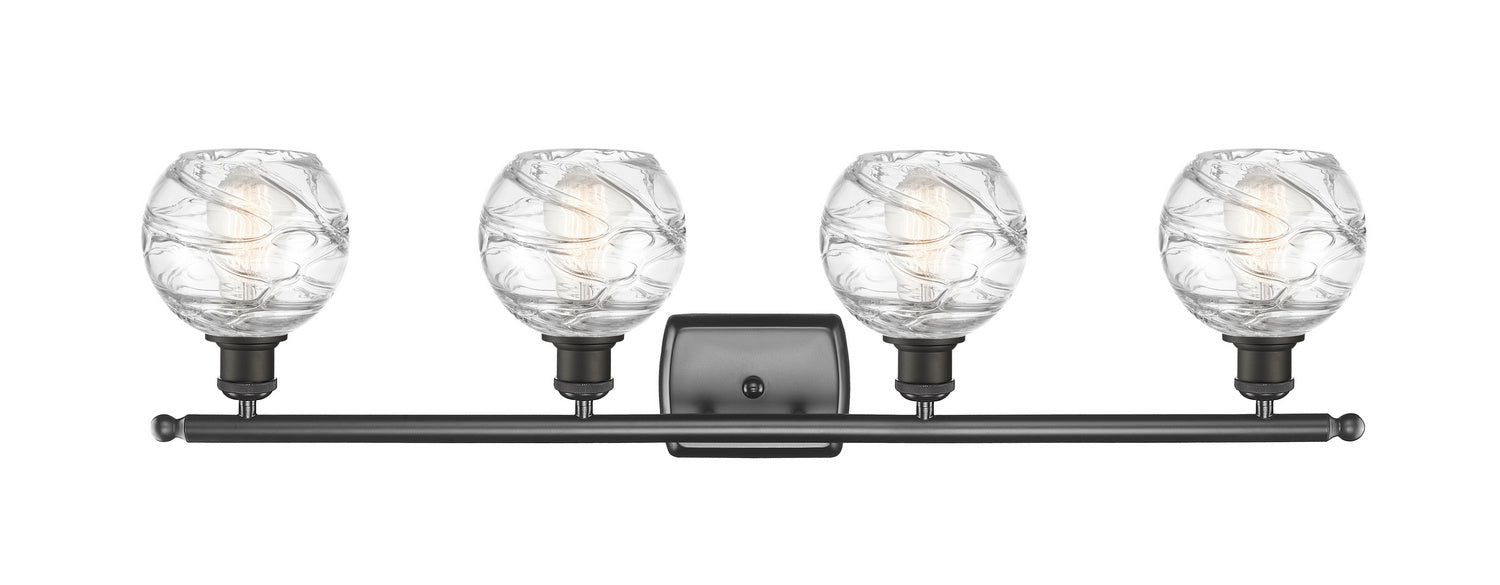 Innovations 516-4W-OB-G1213-6 Four Light Bath Vanity, Oil Rubbed Bronze