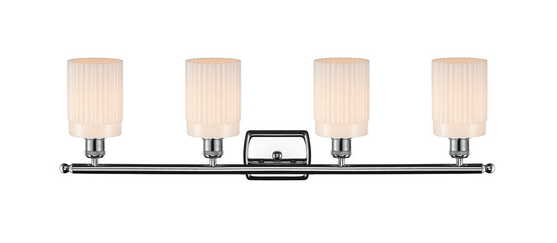 Innovations 516-4W-PC-G341-LED LED Bath Vanity, Polished Chrome