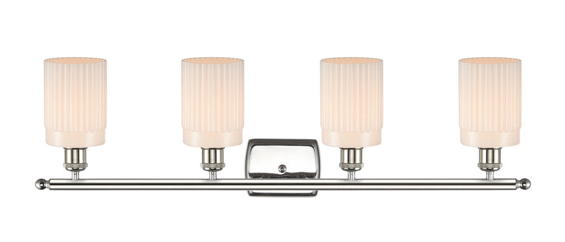 Innovations 516-4W-PN-G341-LED LED Bath Vanity, Polished Nickel