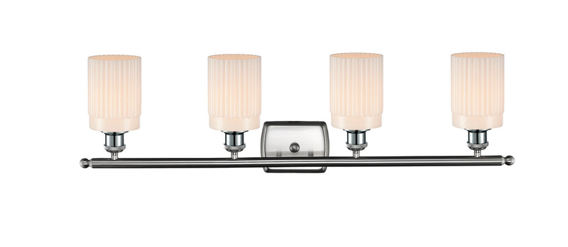 Innovations 516-4W-SN-G341 Four Light Bath Vanity, Brushed Satin Nickel