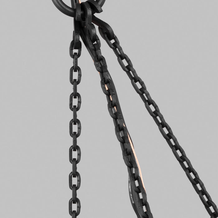 Visual Comfort Studio AP1061MBK One Light Pendant, Midnight Black