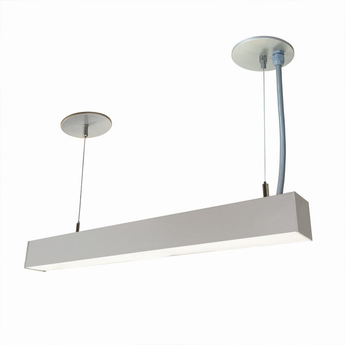 Nora Lighting NLIN-PCCA 8' Pendant & Power Mounting Kit For L-Line LED Linear, Aluminum
