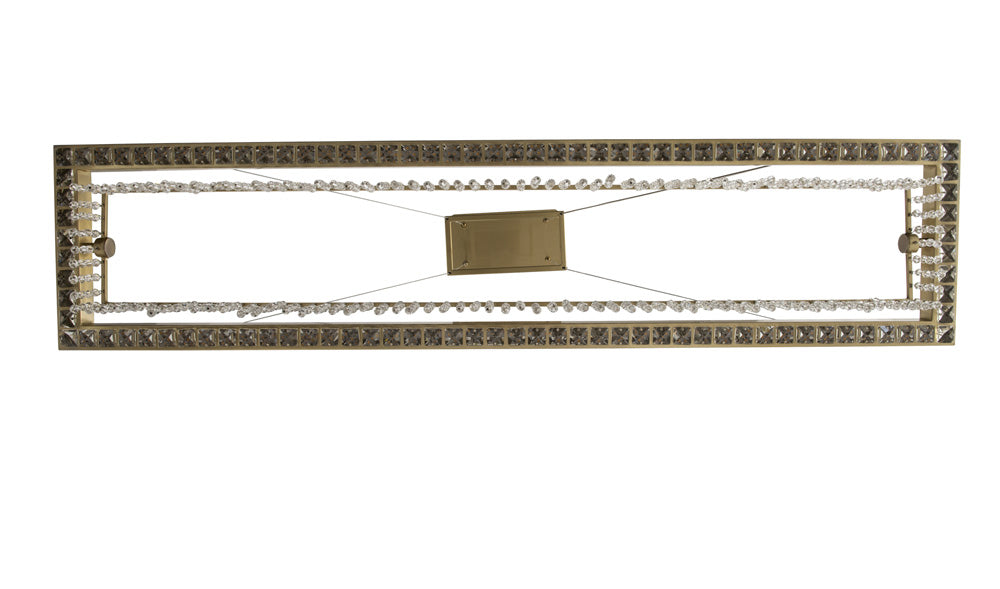 Allegri 036361-039-FR001 LED Island Pendant, Brushed Brass