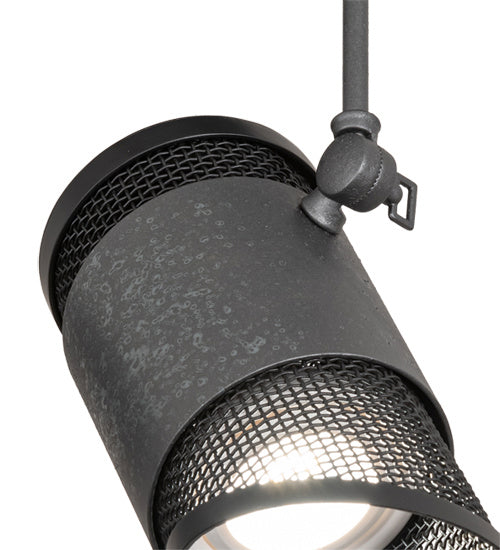 Meyda Tiffany 197376 Two Light Pendant, Natural Iron And Solar Black