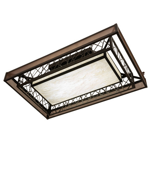 Meyda Tiffany 217644 LED Semi-Flushmount, Oil Rubbed Bronze