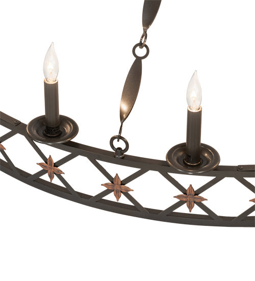 Meyda Tiffany 218058 16 Light Chandelier, Bronze And Gold