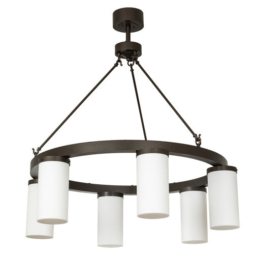 Meyda Tiffany 218501 Six Light Chandelier, Bronze