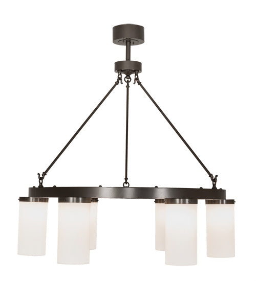 Meyda Tiffany 218501 Six Light Chandelier, Bronze