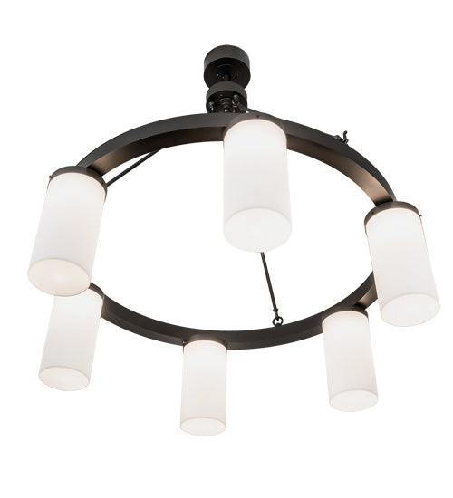 Meyda Tiffany 218501 Six Light Chandelier, Bronze
