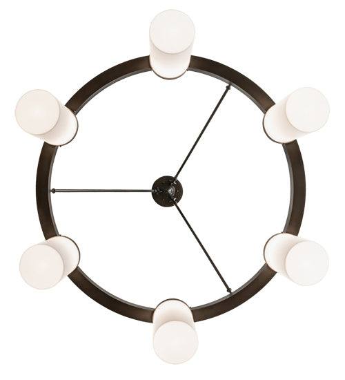 Meyda Tiffany 218501 Six Light Chandelier, Bronze