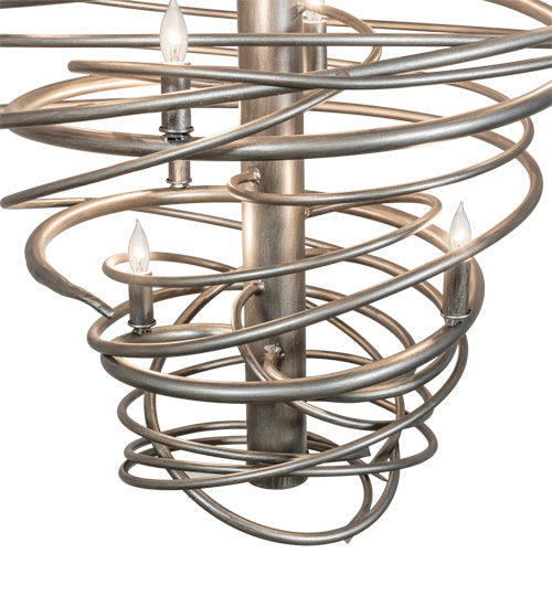 Meyda Tiffany 219352 36 Light Chandelier, Industrial Steel