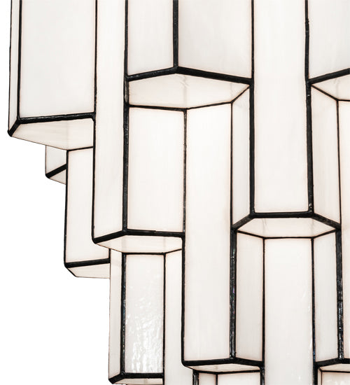 Meyda Tiffany 219606 Eight Light Pendant, Blackened Brass