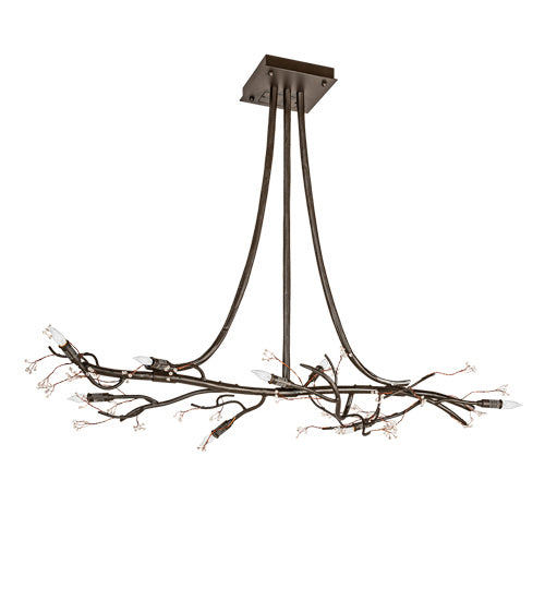 Meyda Tiffany 221125 Eight Light Chandelier, Oil Rubbed Bronze