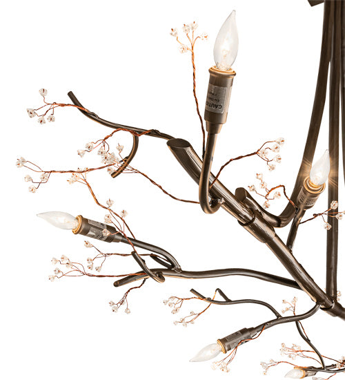 Meyda Tiffany 221125 Eight Light Chandelier, Oil Rubbed Bronze