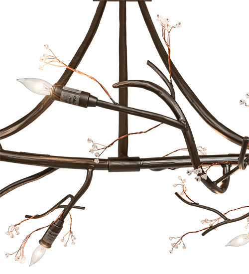 Meyda Tiffany 221125 Eight Light Chandelier, Oil Rubbed Bronze