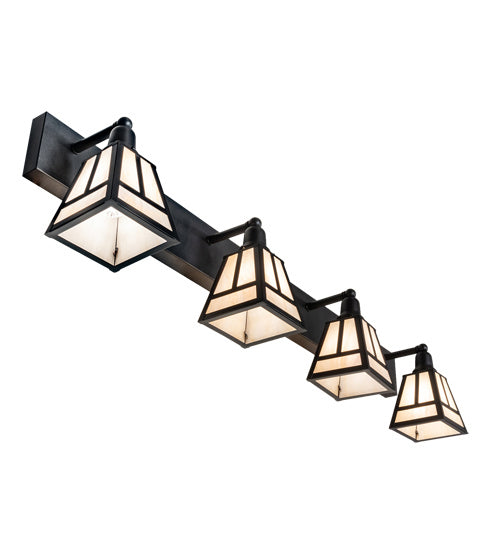 Meyda Tiffany 221340 Four Light Vanity, Old Wrought Iron