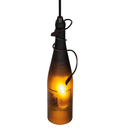 Meyda Tiffany 221913 One Light Pendant, Mahogany Bronze