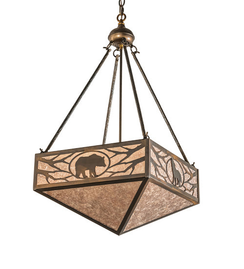 Meyda Tiffany 223450 Three Light Pendant, Antique Copper