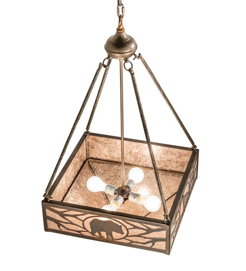 Meyda Tiffany 223450 Three Light Pendant, Antique Copper