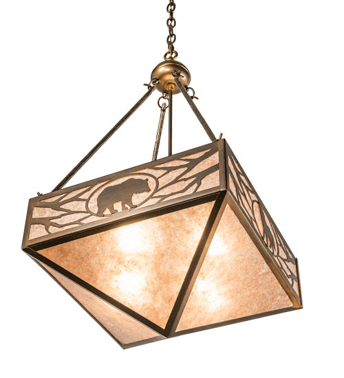 Meyda Tiffany 223450 Three Light Pendant, Antique Copper