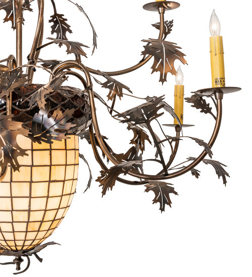 Meyda Tiffany 223642 11 Light Chandelier, Antique Copper
