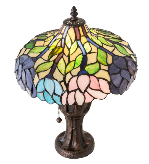 Meyda Tiffany 224040 One Light Table Lamp, Mahogany Bronze