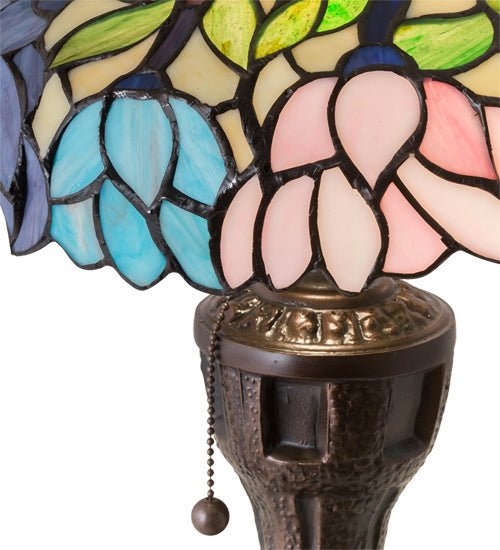 Meyda Tiffany 224040 One Light Table Lamp, Mahogany Bronze