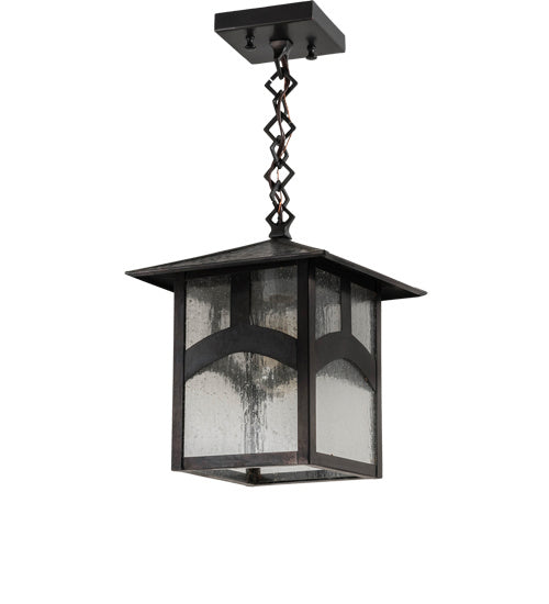 Meyda Tiffany 39255 One Light Pendant, Craftsman Brown