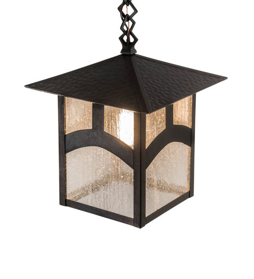 Meyda Tiffany 39255 One Light Pendant, Craftsman Brown