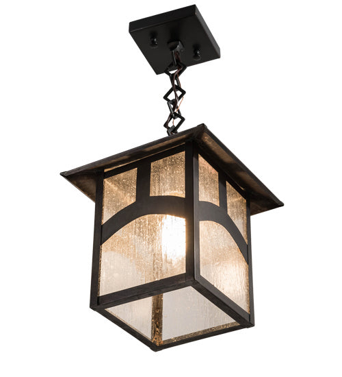 Meyda Tiffany 39255 One Light Pendant, Craftsman Brown
