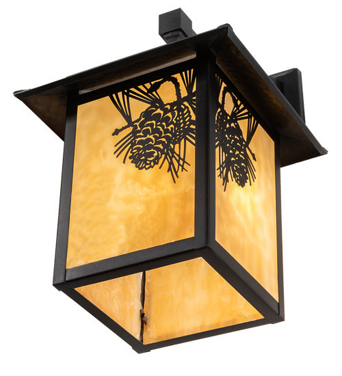 Meyda Tiffany 41165 One Light Wall Sconce, Craftsman Brown
