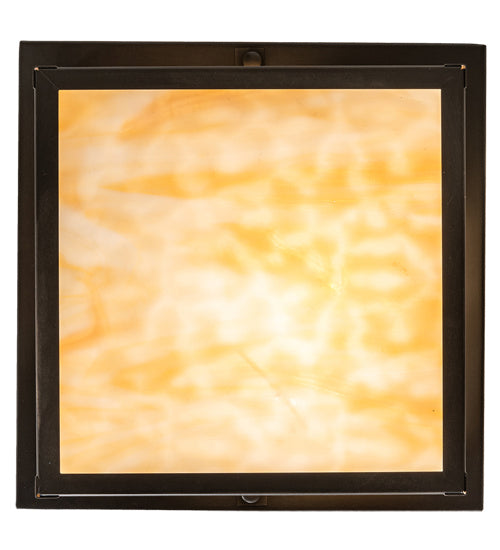 Meyda Tiffany 46268 Two Light Flushmount, Craftsman Brown