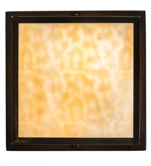 Meyda Tiffany 46407 Two Light Flushmount, Craftsman Brown