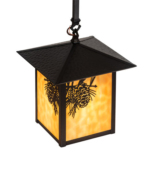 Meyda Tiffany 61830 One Light Pendant, Craftsman Brown